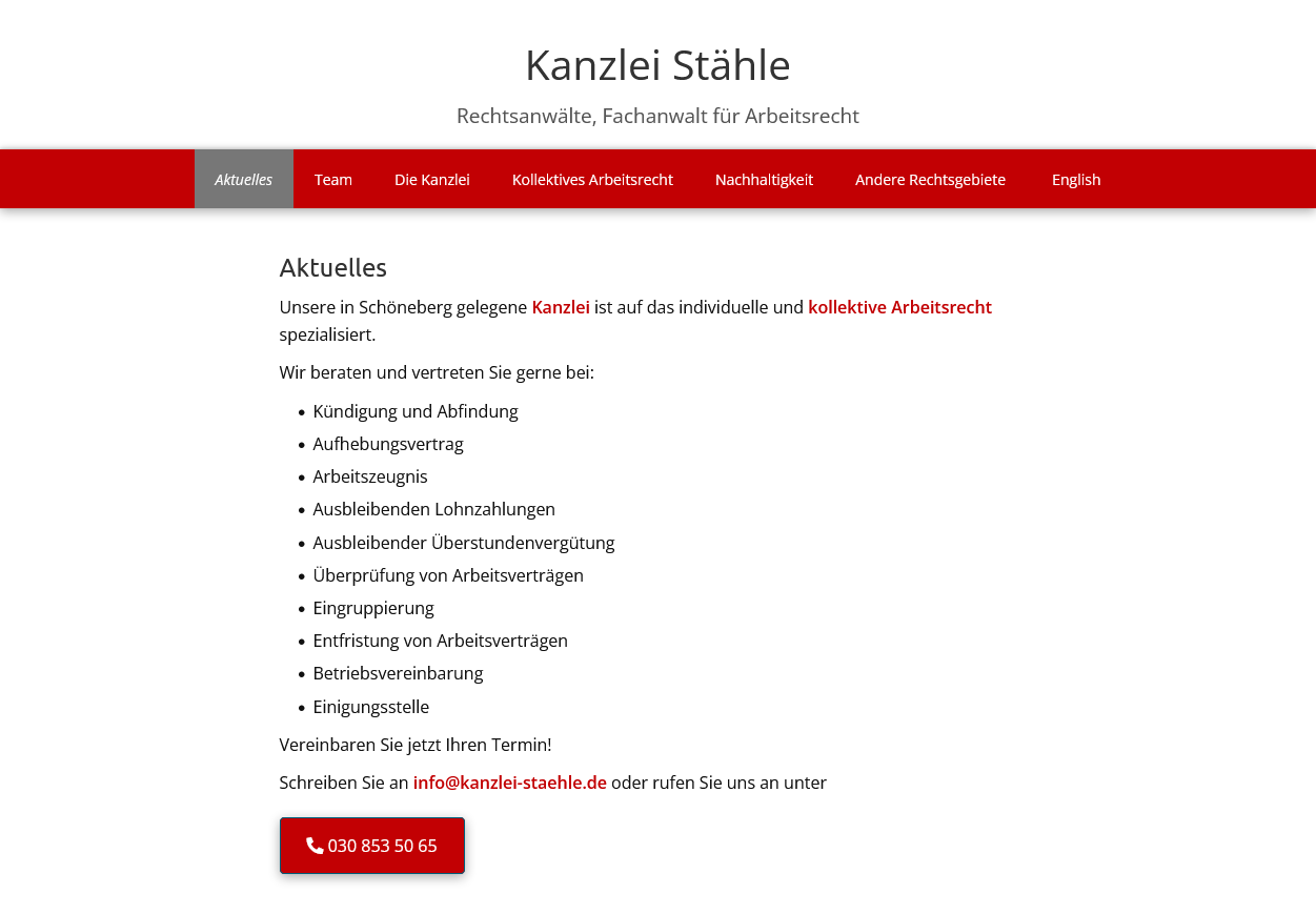 Kanzlei Stähle