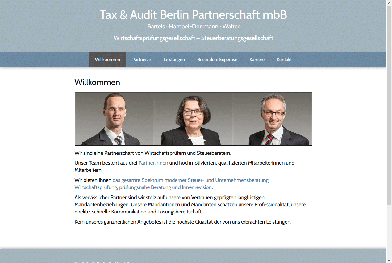 Tax & Audit Berlin Partnerschaftsgesellschaft mbB